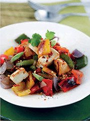 Mixed Rainbow Vegetables with Kadhai Paneer